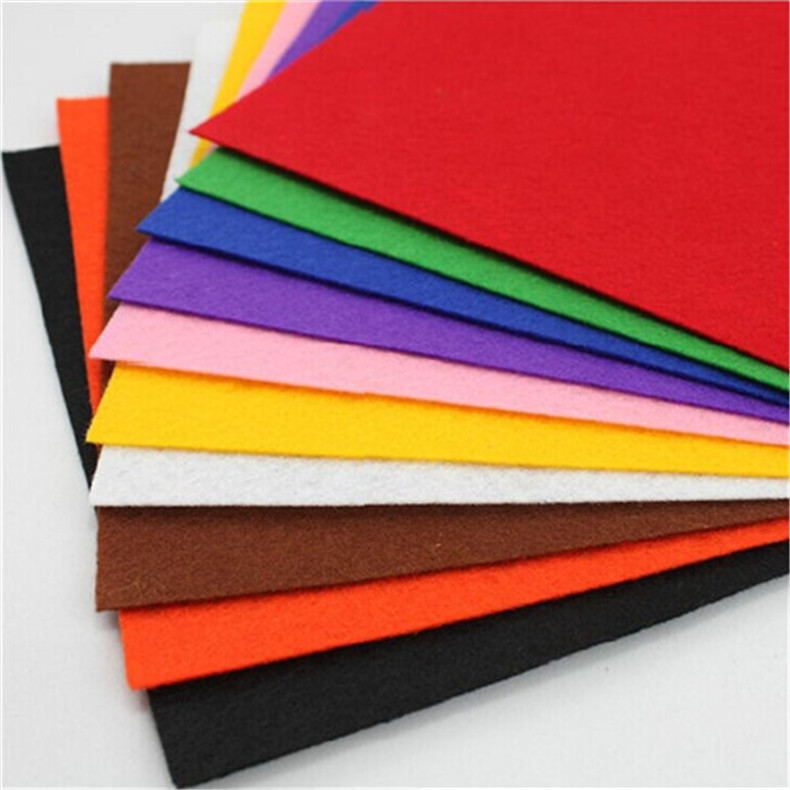 （毛毡布）厂家批发无纺布中温针刺毛毡布新款热销彩色毛毡布