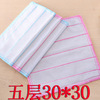 Water absorption and cotton dishwashing scarf Kitchen rags are not dipped in cotton gauze to wash dish wiper cloth Baishra