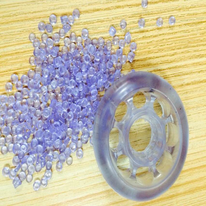 高透明pvc硬料 注塑级 超高硬质PVC透明100度-120度透明车轮原料