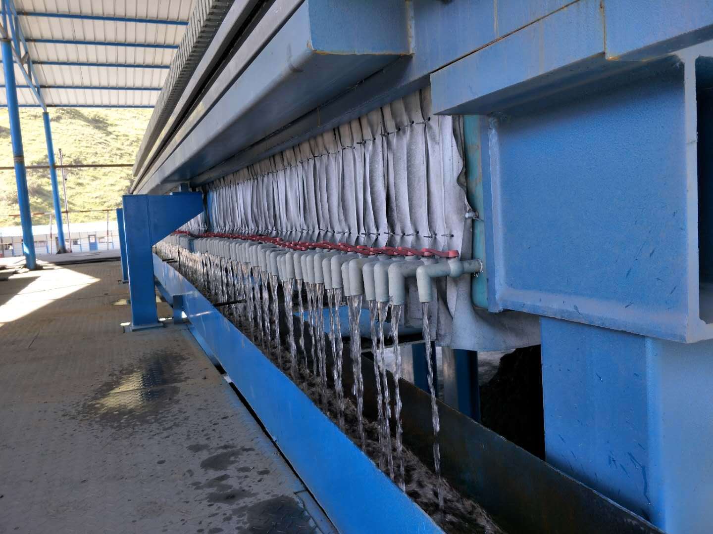大型全自动压滤机1500系列污水脱泥洗沙场鹅卵石水洗石子固液分离|ms