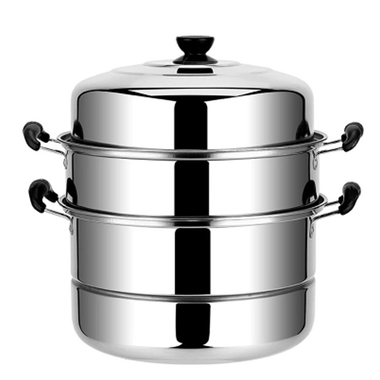Manufactor Direct selling heighten thickening Stainless steel Double boiler 39 Mode three layers Soup steamer Gifts