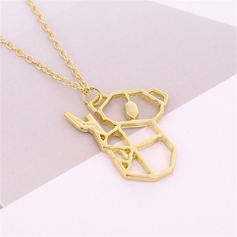 Animal Necklace Koala Bear Pendant Necklace Copper Chain Hollow Bear Necklace Clavicle Chain Wholesale display picture 1