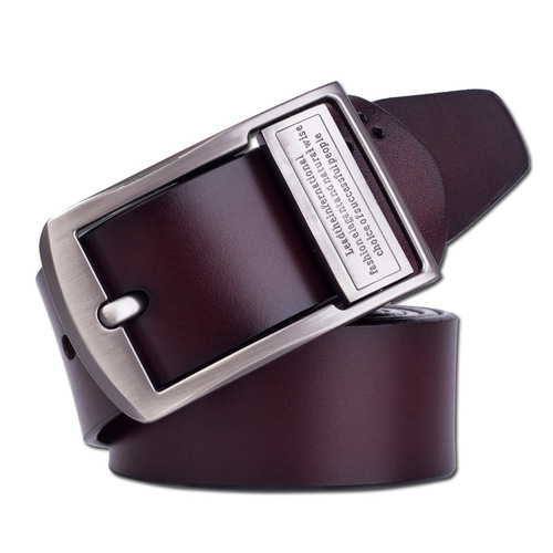 Men's Genuine Leather Pin Buckle Belt Men's Antique Belt Fashion Casual Pure Cow Leather Jeans Belt Manufacturer Dropshipping