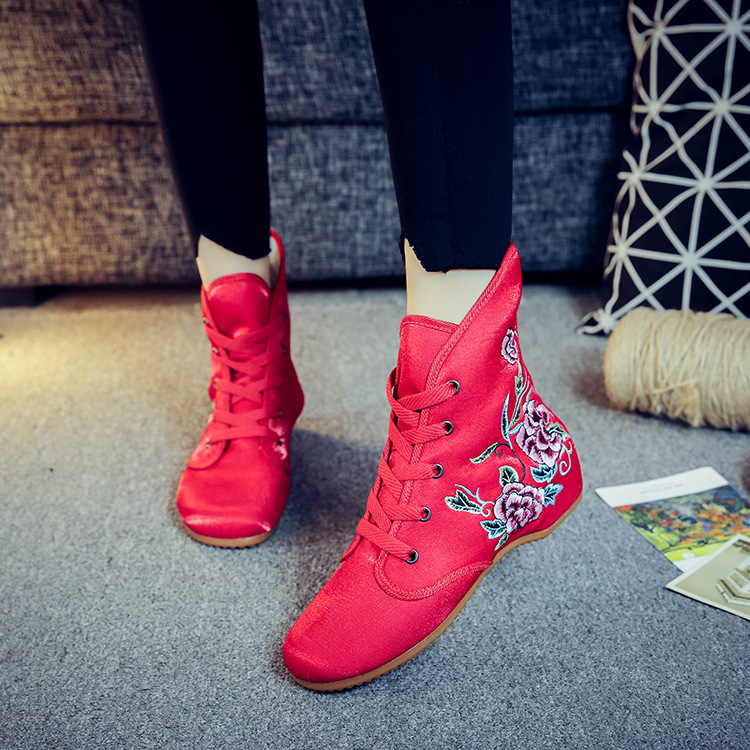 Bottes femme en Satin de soie - Ref 3355124 Image 5