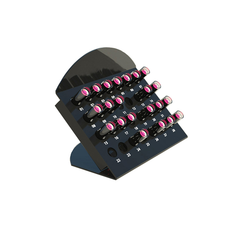 亚克力口红展示架 可印制色号 有机玻璃唇膏陈列道具