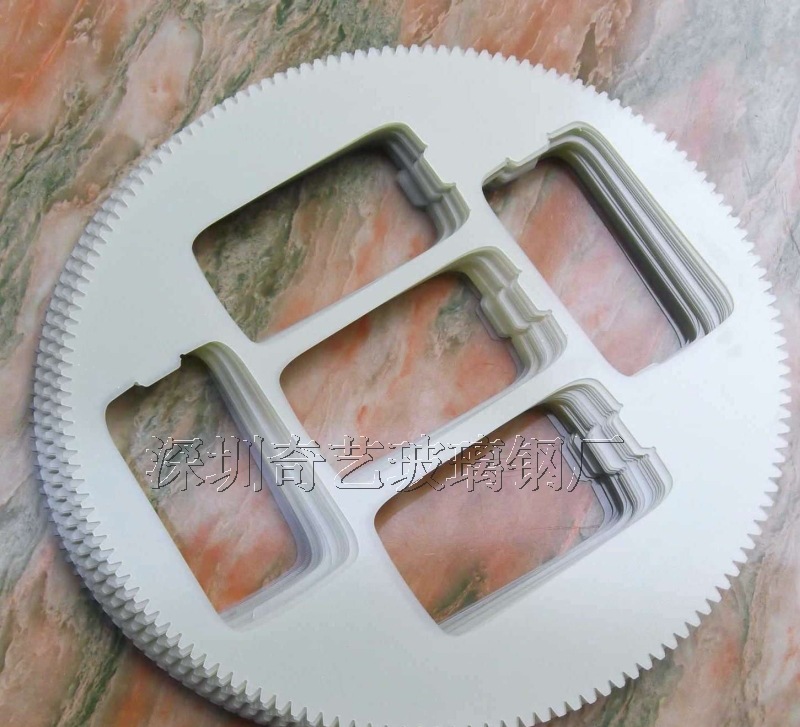 水绿色FR4环氧板游星轮定制CNC深度精加工环氧板玻璃夹具价格优|ms