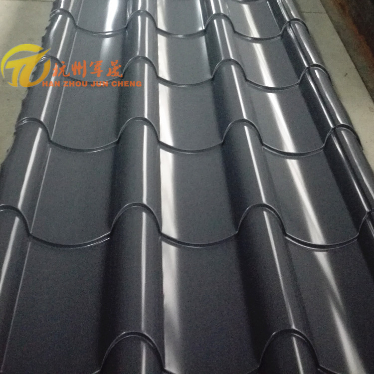 厂家直销 0.5mm灰色YX30-195-780型琉璃瓦屋面集成系统