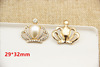 Crystal, mobile phone, metal golden hair accessory, wholesale