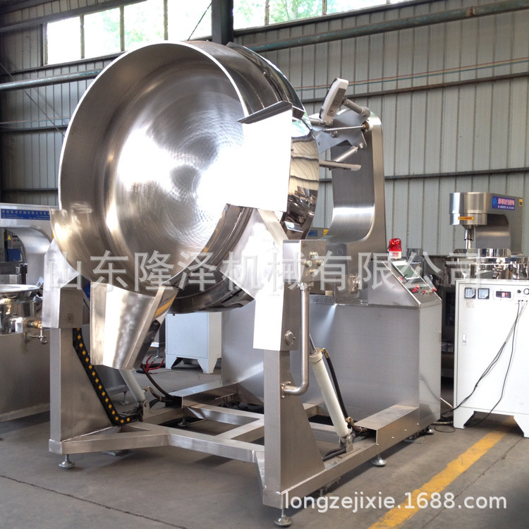 多头搅拌六爪辣椒酱炒锅  火锅酱料炒料机 大型全自动炒料机