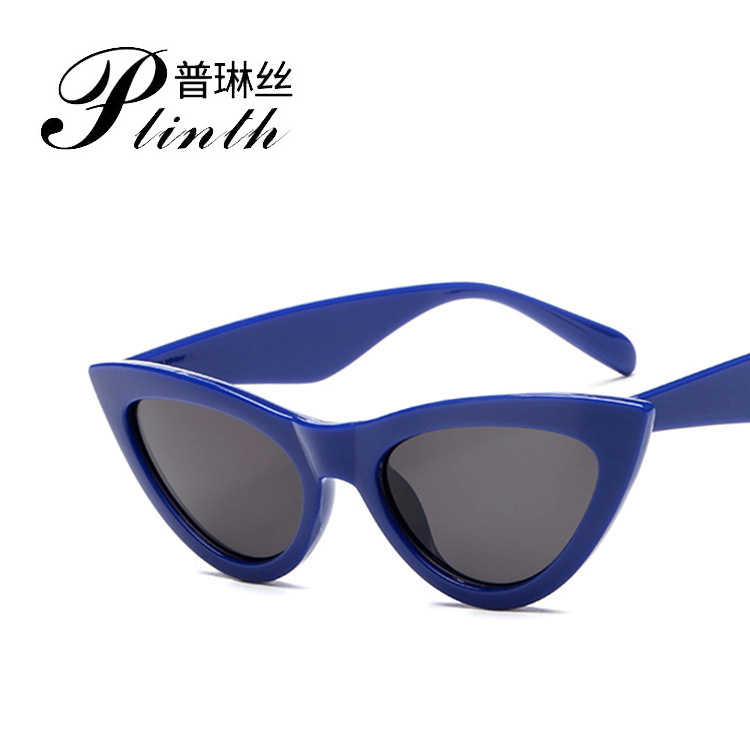 Cross border fashion cat eye 3284 Sunglasses European and American small frame sunglasses cross border sunglasses metal hinge