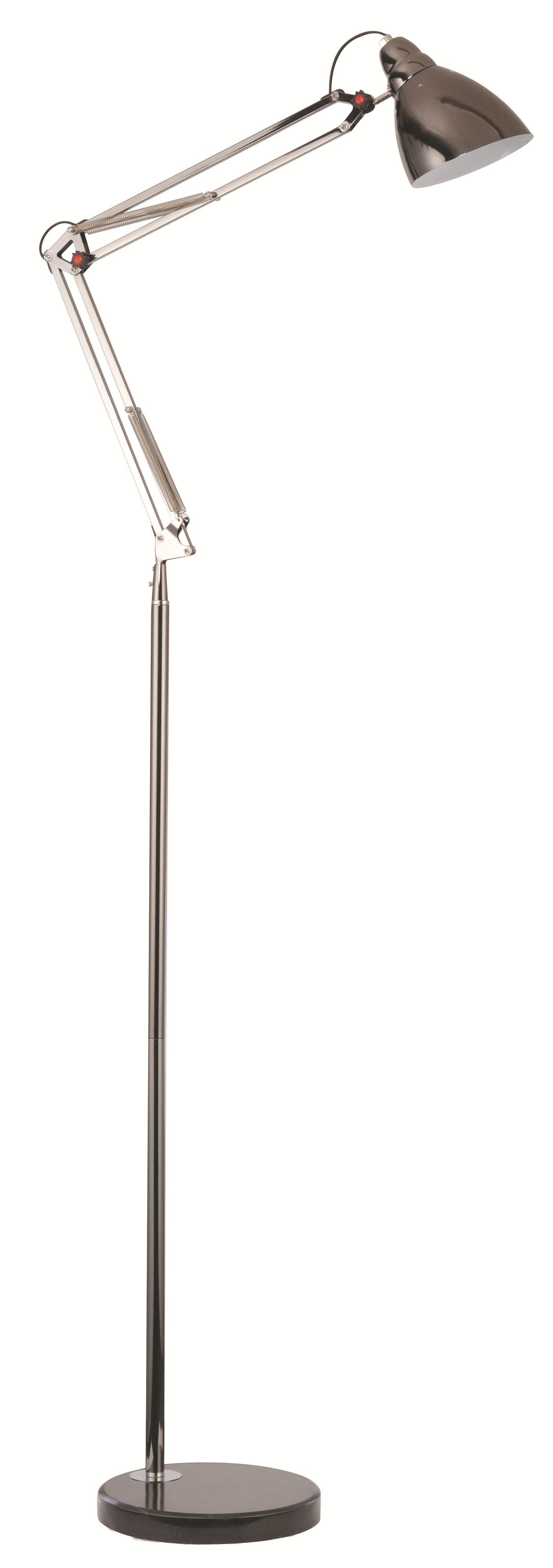 LED落地灯 现代客厅卧室书房简约落地护眼台灯 金属美容纹绣灯具