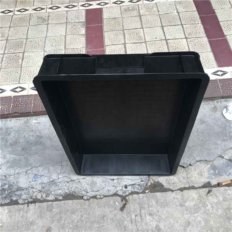 红色 黄色 绿色 蓝色注塑615*415*95防静电塑胶方盘 黑色物料盒