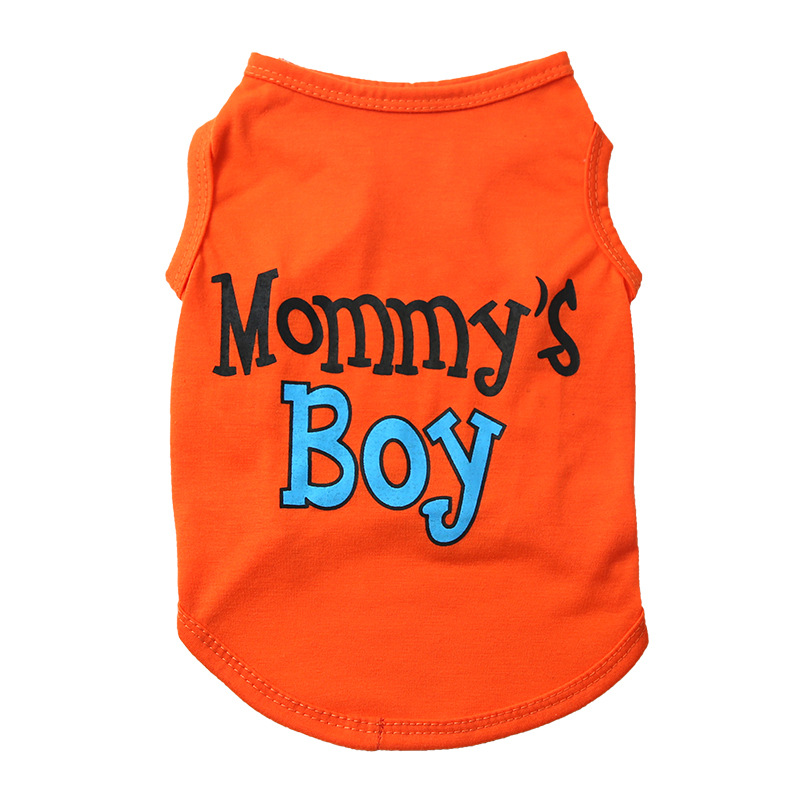 Pet clothes wholesale mom Son Cross border Explosive money Teddy Dogs personality vest Spring and summer Manufactor Direct selling