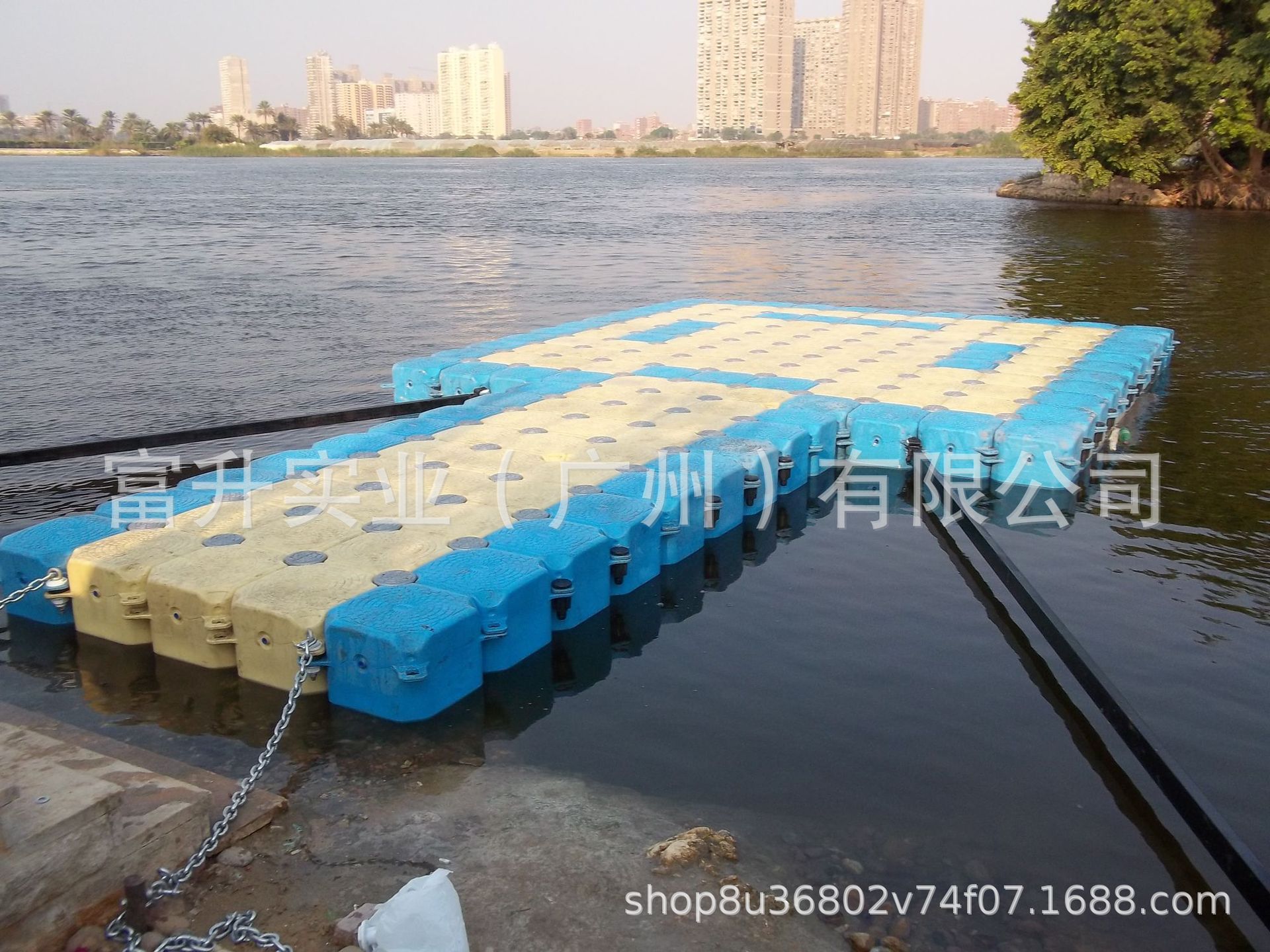 湿地公园景观平台 塑料浮筒水上栈道浮桥 浮筒式海上人行通道-阿里巴巴