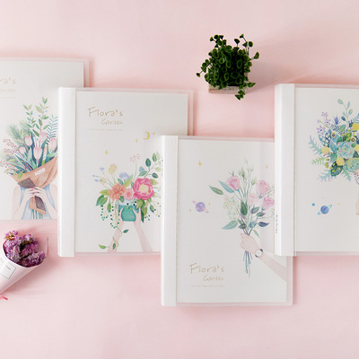 悦木弗洛拉活页夹26孔 B5活页资料夹 多功能文件夹活页夹可定制