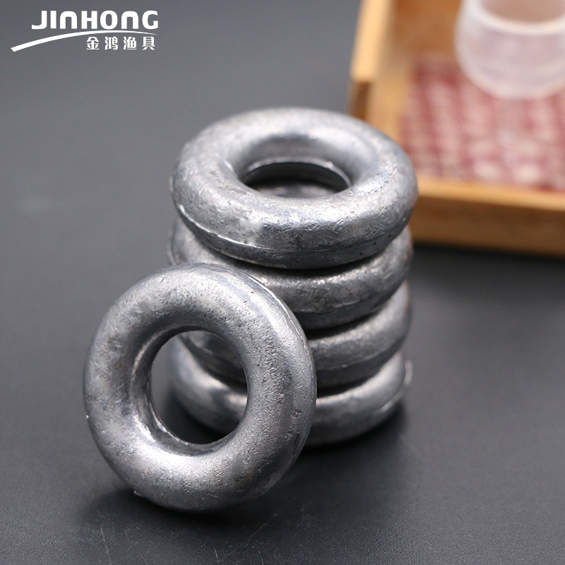 Directo de fábrica O-tipo de plomo anillo colgante de plomo de prueba de agua colgante de plomo accesorios de artes de pesca directa de fábrica