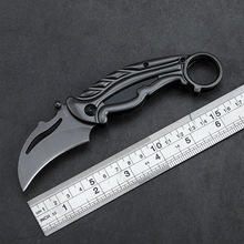 户外折叠刀具X63爪刀野营防身随身小直多功能爪子 礼品小刀