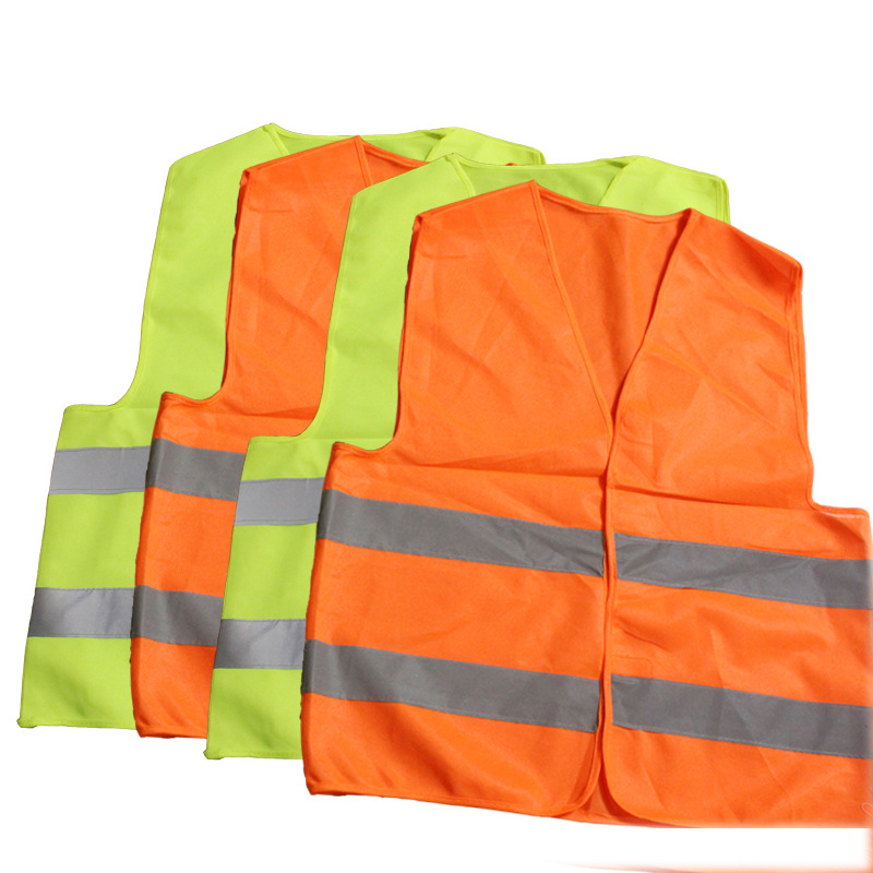 Sitio de construcción multi-color tejido de punto ropa reflectante ropa de protección fluorescente chaleco reflectante Chaleco de trabajo ropa de trabajo saneamiento