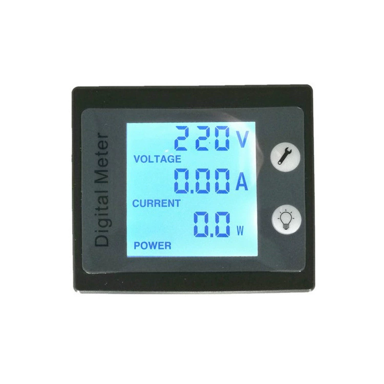 AC 110 В 220 В счетчик электроэнергии напряжение ток мощность электрическое количество ЖК-дисплей 100A