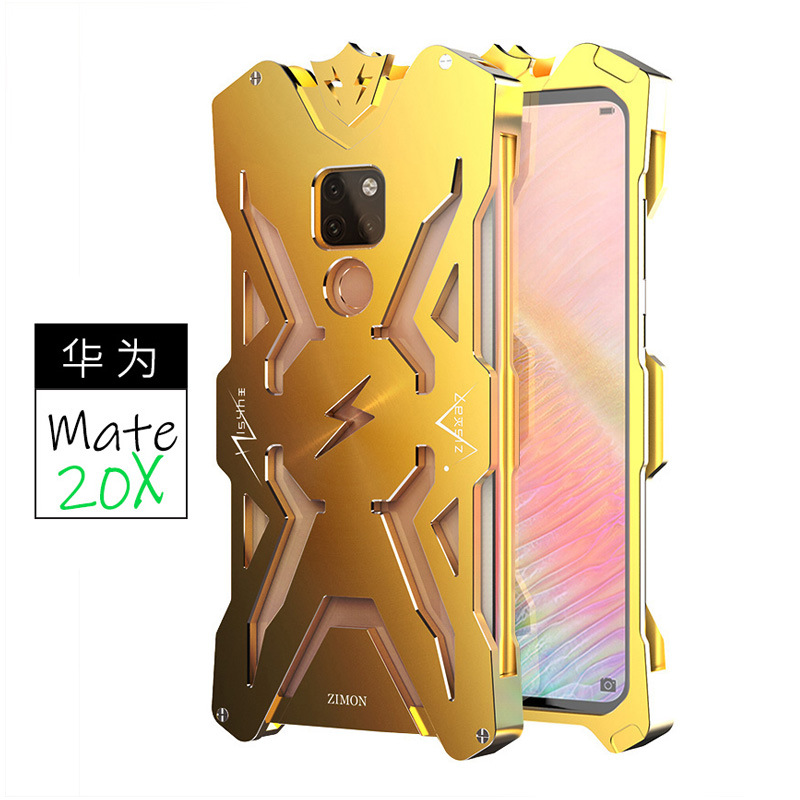 SIMON THOR Aviation Aluminum Alloy Shockproof Armor Metal Case Cover for Huawei Mate 20 Pro & Huawei Mate 20 X & Huawei Mate 20