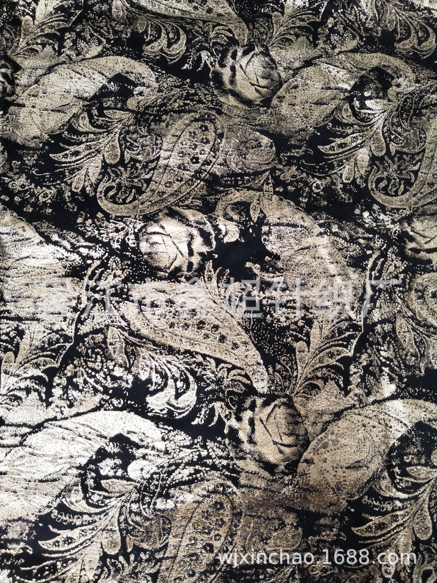 烫金烫胶麂皮绒