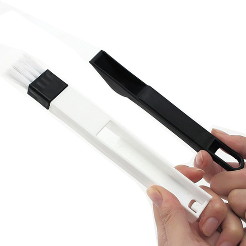 Window groove cleaning brush, screen window cleaning tool, window groove small brush with dustpan, cleaning door and window gap brush
