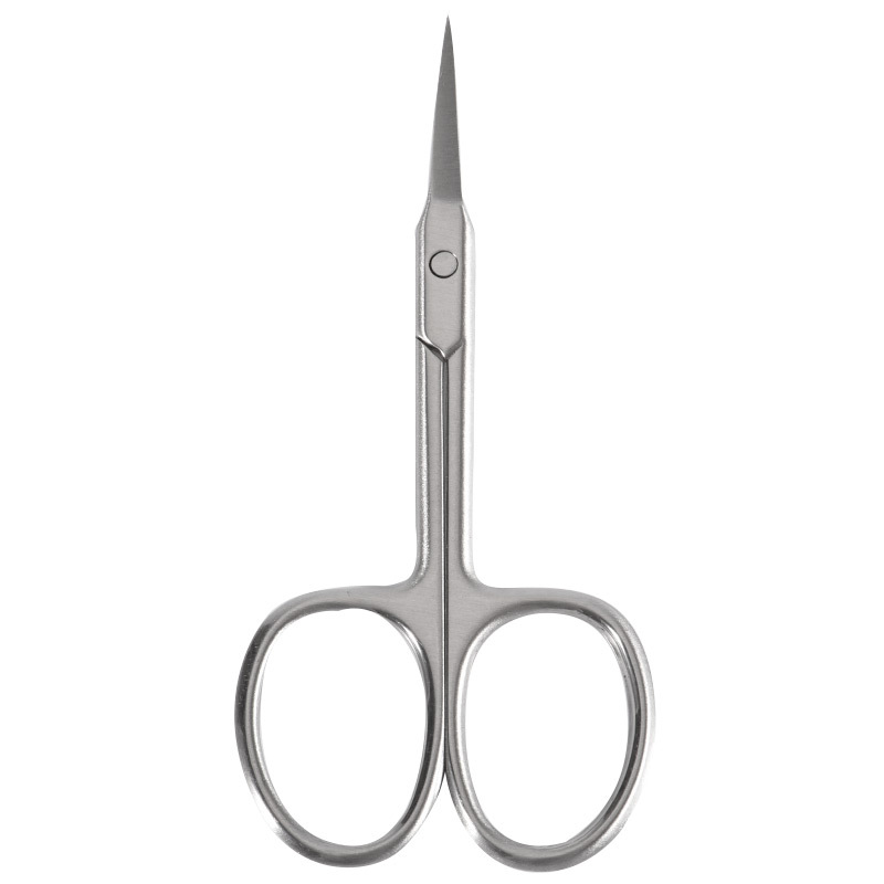 Tijeras de cejas tijeras de belleza Acero inoxidable puntiagudo tijeras pequeñas belleza codo herramientas de belleza en stock al por mayor