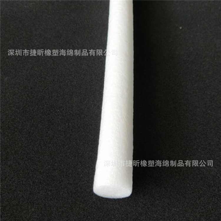 厂家供应 白色珍珠棉长条 圆柱形泡沫棒 结实缓冲包装材料
