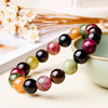 Organic rainbow tourmaline fresh bracelet, jewelry, wholesale