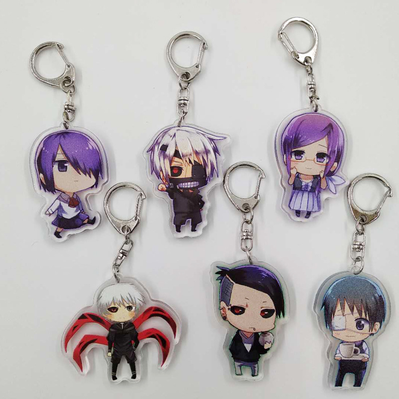 动漫周边亚克力挂件钥匙扣 东京食尸鬼 东京喰种 金木研  饰品