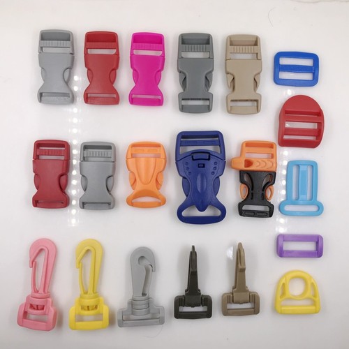 Factory direct sales black white transparent plastic buckle plastic buckle stroller buckle schoolbag buckle mother-in-law buckle