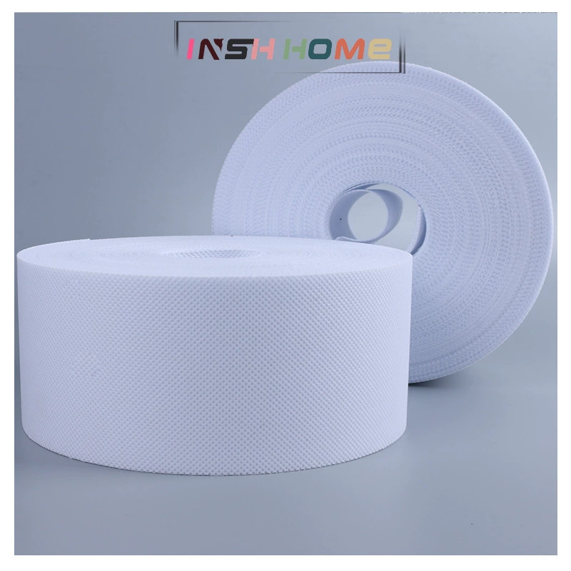 Поставщики комплектующих для штор аксессуары, неткани 8 см, punching cloth belt, Roman circle, корейская белая лента