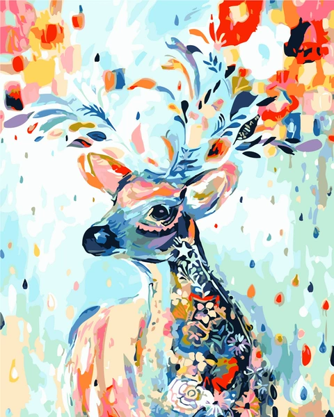 017-Painted Little Deer