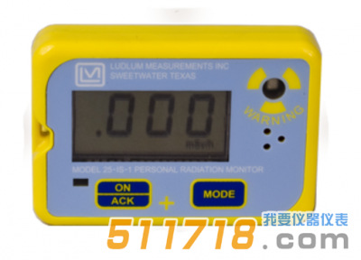 美国LUDLUM Model 25-IS-1个人辐射剂量计