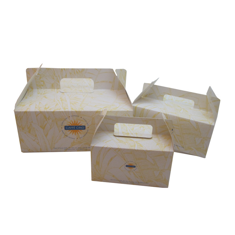 厂家做手提蛋糕盒面包包装盒烘培食品包装纸盒手提式高档印刷