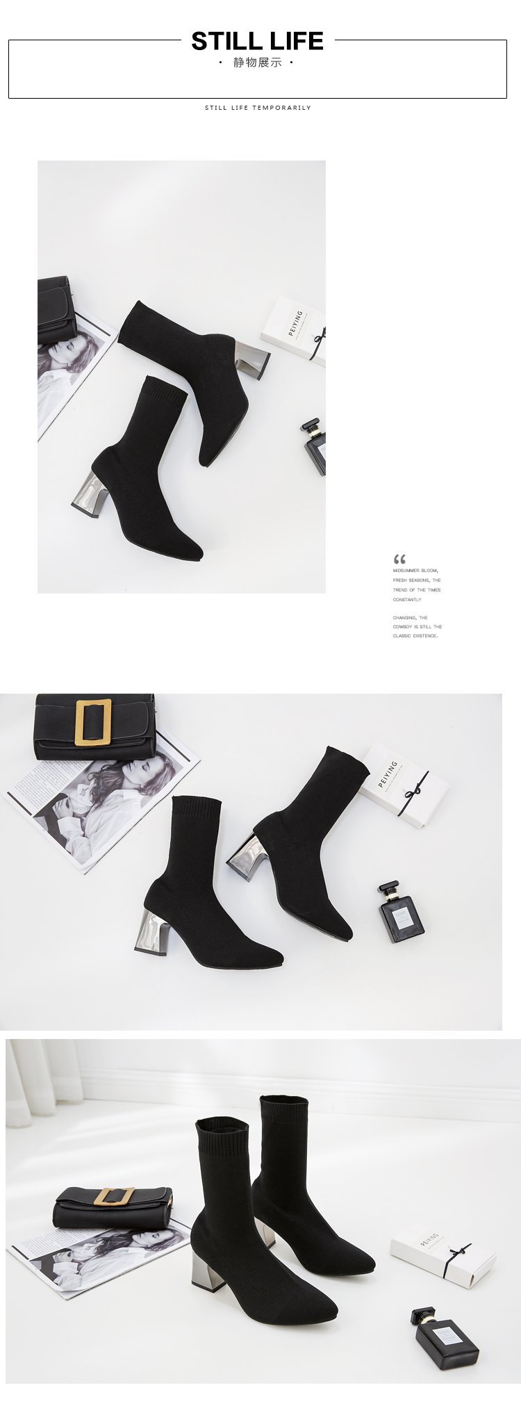 Bottes femme en Tissu - Ref 3355537 Image 17