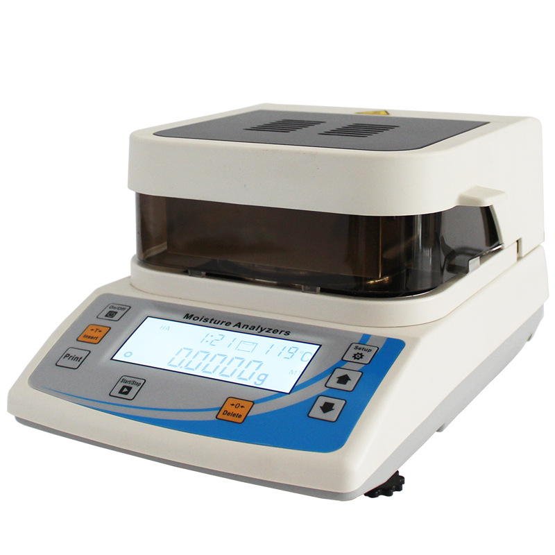 色母粒水分测试仪干燥减量法测定塑料橡胶陶瓷珠光砂珍珠岩含水率