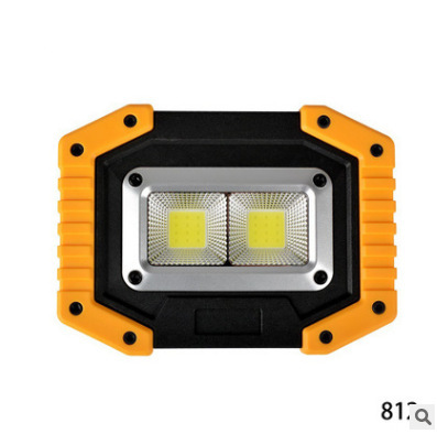 New USB rechargeable portable searchlight lawn lamp COB work light flashlight outdoor emergency maintenance light