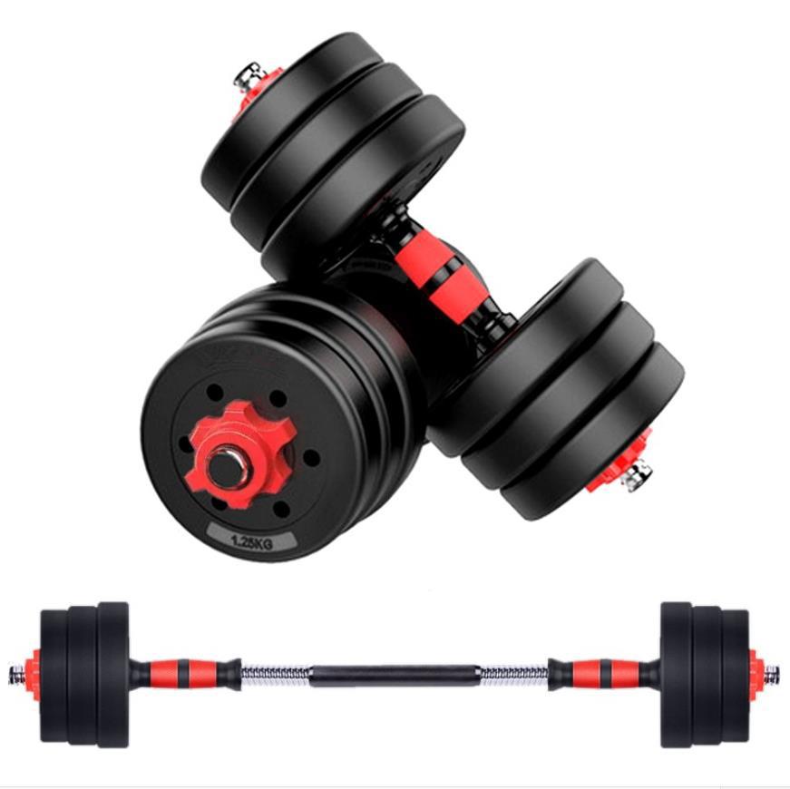 益达健 环保哑铃男士家用健身器材10/20公斤杠铃套装 颜色可选|ms