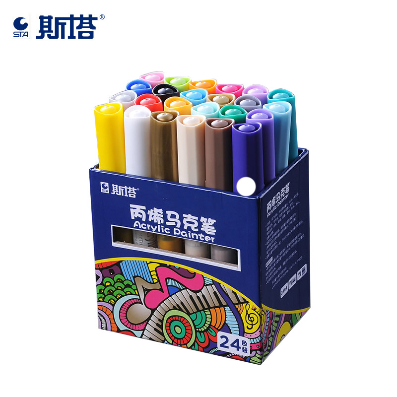 Genuine Vista STA1000 new pattern propylene tasteless marker pen Fine Arts Graffiti marker pen Water-based paints Cap of a pen