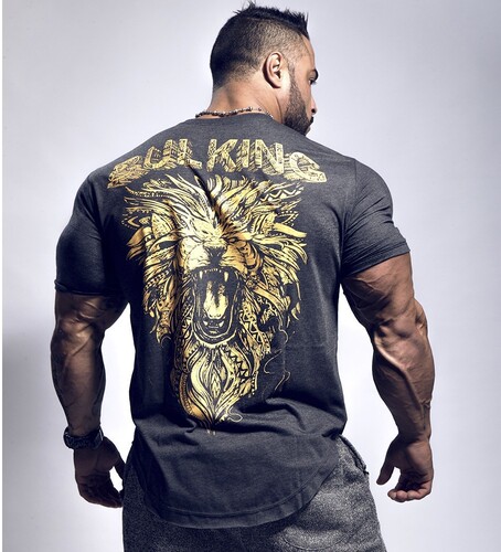 Muscle T-Shirt New Summer Fashion Sports Quick-Dry Fitness Training Short Sleeve Hot Sale