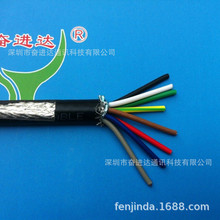 60227 IEC 53 rvvp8x0.5平方廣播屏蔽線 多股0.5裸銅8芯控制電纜