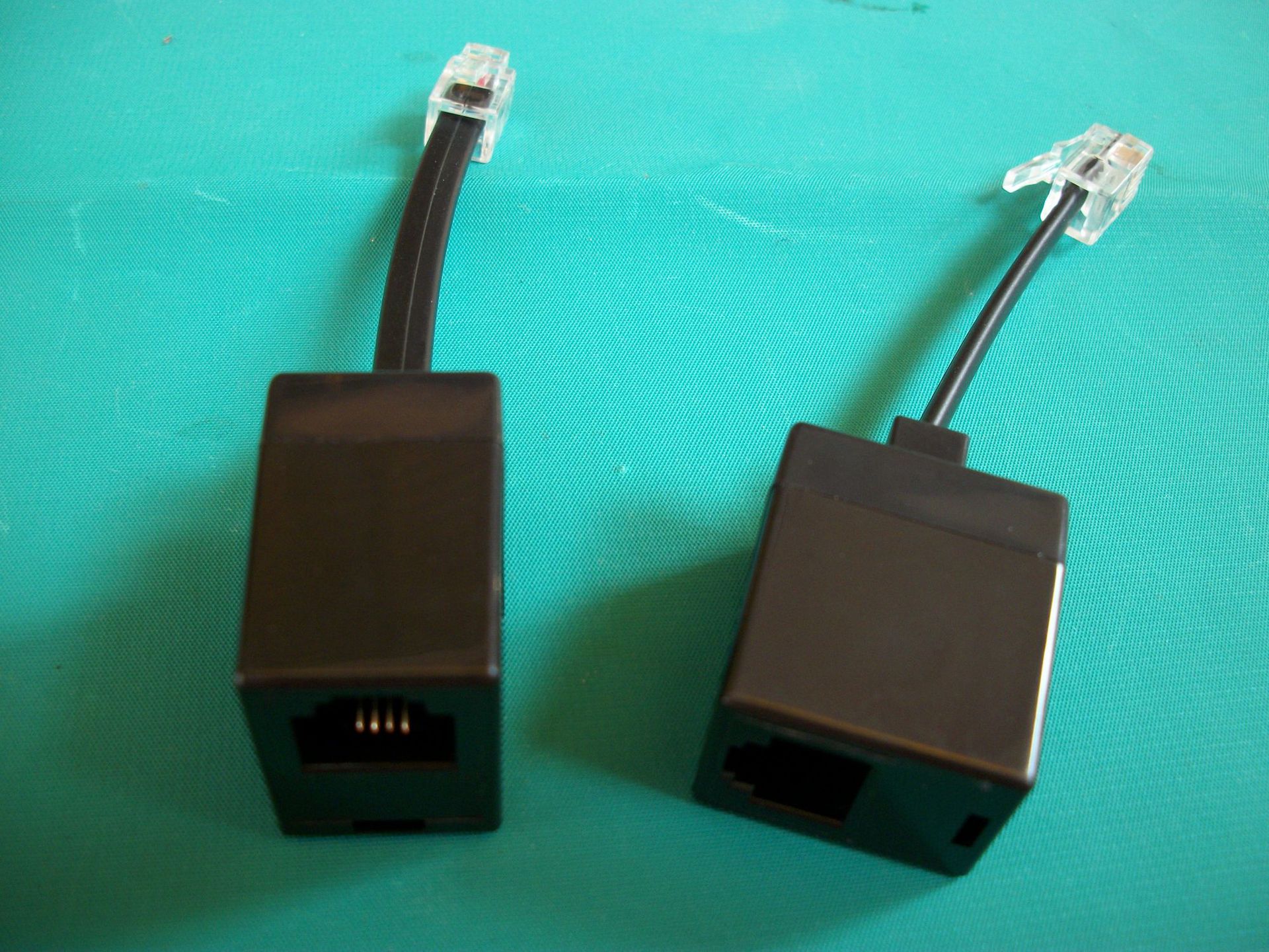 厂家供应电话线 4P4C公转6P4C水晶头电话线 通讯连接线