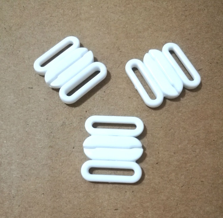 厂家直销长方形塑料对扣哺乳扣树脂内衣扣泳装辅料插扣