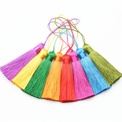 8cm短胖流蘇穗滌綸人造冰絲小流蘇中國結書籤吊穗子服飾流蘇批發