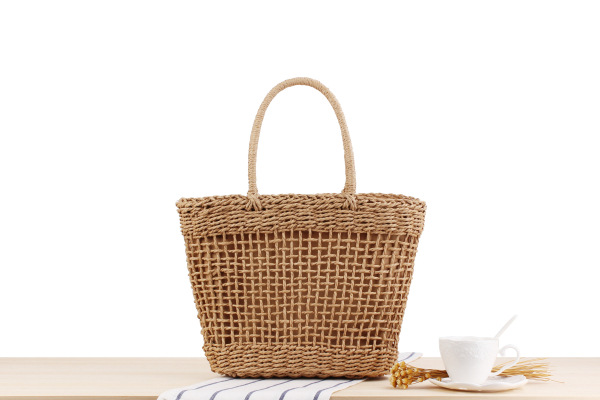 Women's Large Straw Straw Bag display picture 2