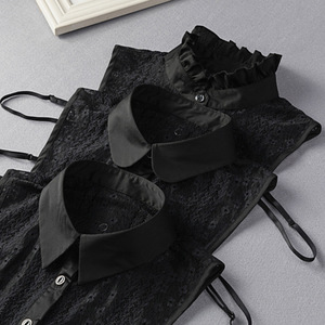 Fake collar Detachable Blouse Dickey Collar False Collar Lei collar children shirt decoration collar black shirt false collar sweater collar