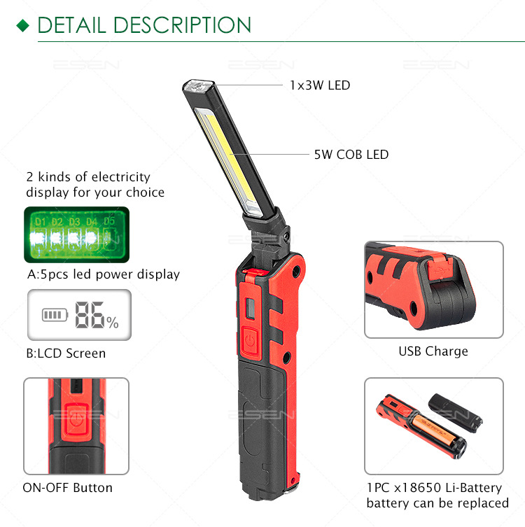 Torche de survie 5W - batterie 2000 mAh - Ref 3400113 Image 17