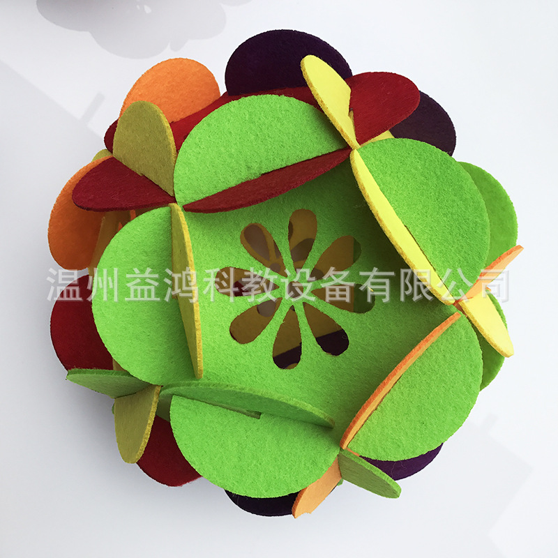 幼兒園吊飾 環境布置空中吊飾毛氈定制壹件代發雲朵彩虹挂飾吊飾