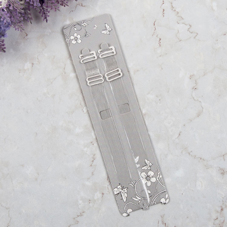 Şəffaf çiyin qayışı, 1.5 sm, kristal qaçaqlı, geniş